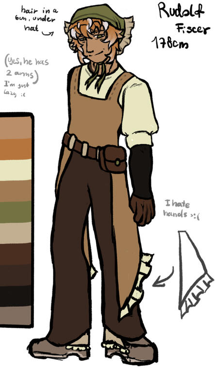 Ref sheet for Ruru