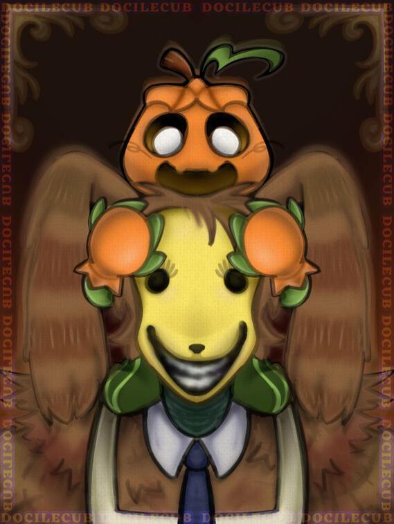 gourdy (DW) n the pumpkin rabbit (TPR) made as a halloween special last year i think!