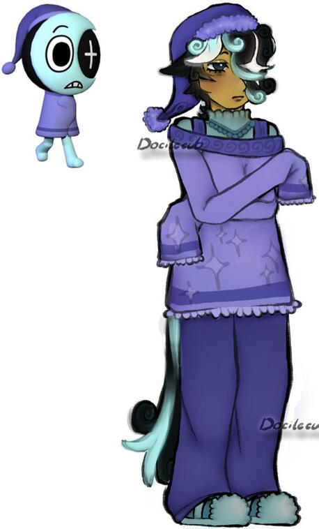 Astro (DW) as an uma. planned on drawing all toons as umas but iunno if i should continue/redraw.